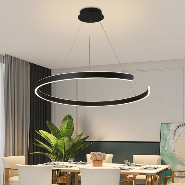 LED Stmievateľný luster na lanku LED/100W/230V 3000-6500K + diaľkové ovládanie