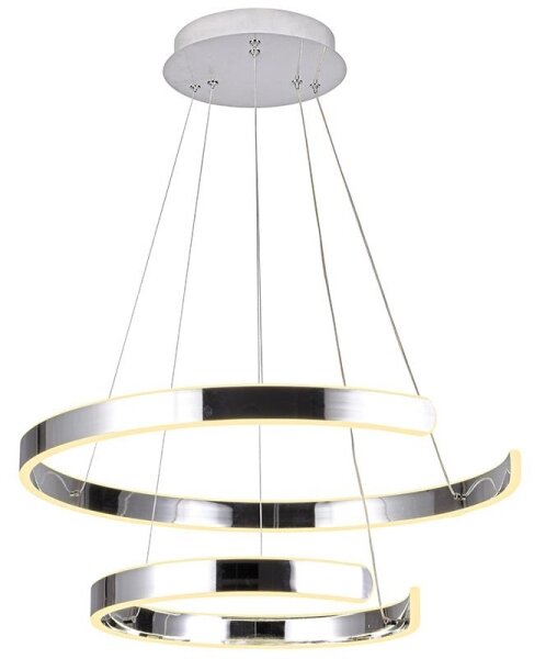 LED Stmievateľný luster na lanku LED/120W/230V 3000-6500K + diaľkové ovládanie