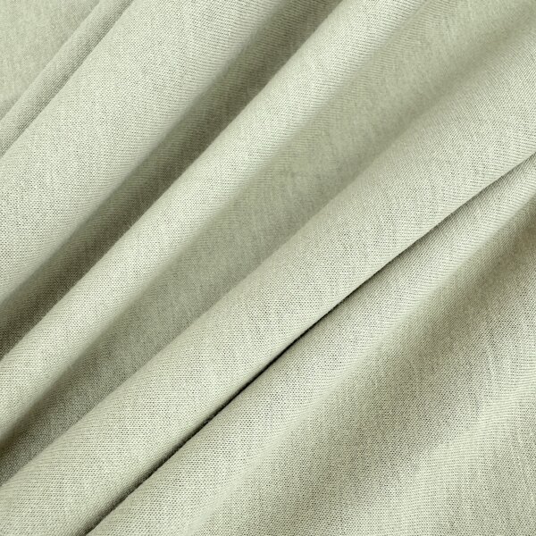Metráž Tričkovina BIO Bavlna Washed 150g - Zelená khaki svetlá