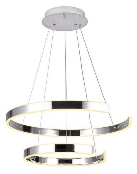 LED Stmievateľný luster na lanku LED/120W/230V 3000-6500K + diaľkové ovládanie