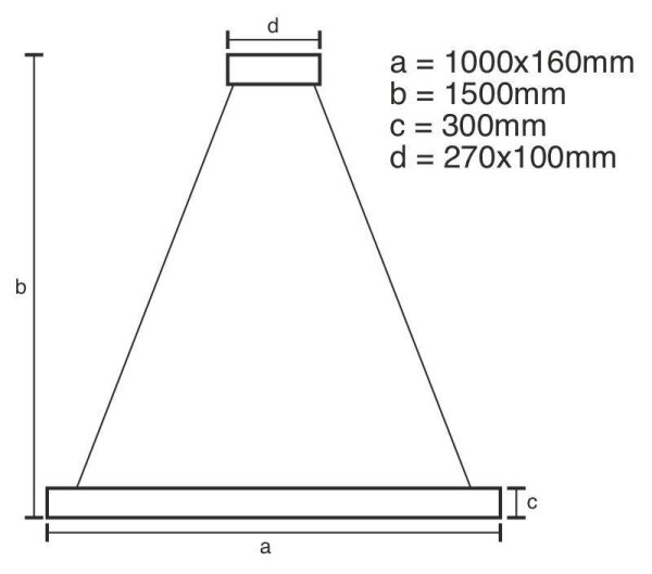 LED Stmievateľný krištáľový luster na lanku LED/95W/230V + diaľkové ovládanie