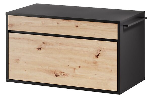 Szynaka Závesná skrinka pod umývadlo Mossa 58 80 cm dub Artisan/čierna