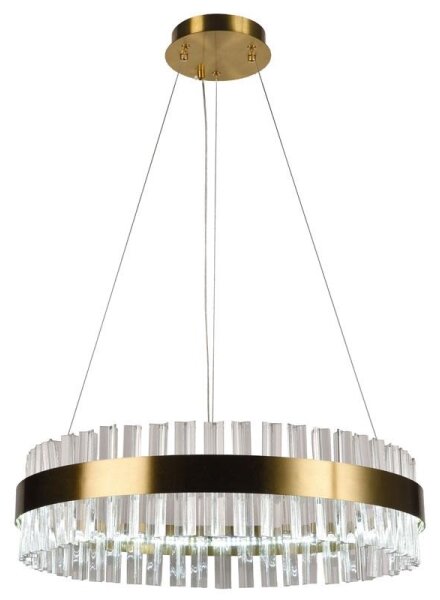 LED Stmievateľný krištáľový luster na lanku LED/40W/230V + diaľkové ovládanie