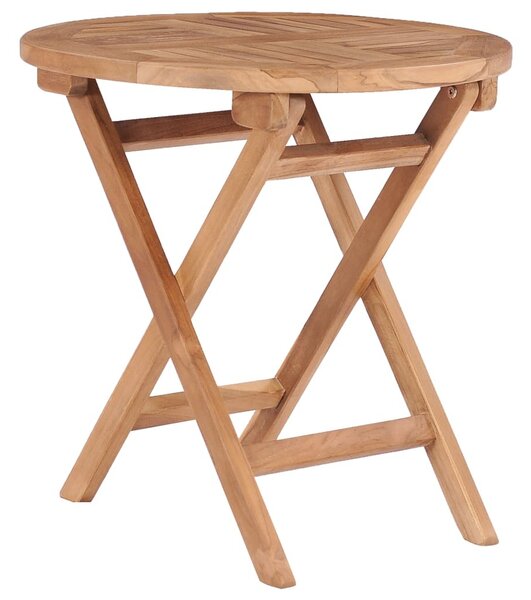 Maison Exclusive - Skladací záhradný stôl 45 cm z masívneho teakového dreva