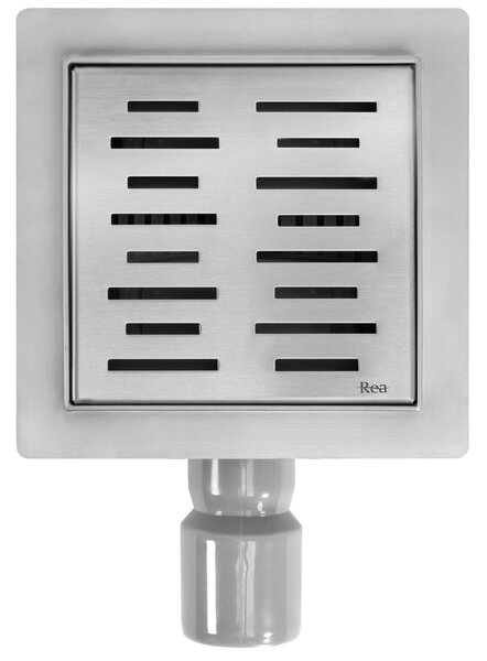 Rea Line, nerezový odtokový žľab 150x150 mm, oceľová, REA-G6205