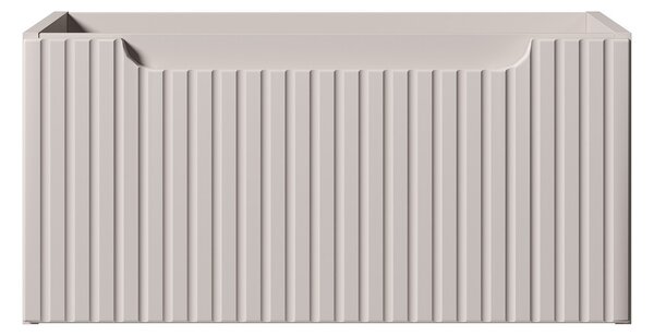 Comad Závesná skrinka pod umývadlo Nova Cashmere s doskou 120 cm kašmírová/dub casella