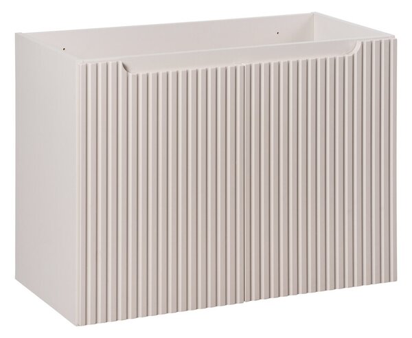 Comad Závesná skrinka pod umývadlo Nova Cashmere I s doskou 80 cm kašmír/dub coast evoke
