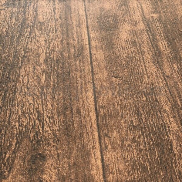 Vliesové tapety na stenu IMPOL 7088-23 Wood and Stone 2, drevo hrubo hobľované tmavo hnedé, rozmer 10,05 m x 0,53 m, A.S.Création