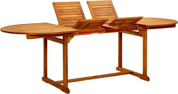 Maison Exclusive - Záhradný jedálenský stôl (160-240)x100x75 cm akáciové drevo