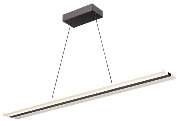LED Stmievateľný luster na lanku LED/40W/230V 3000-6500K chróm + diaľkové ovládanie