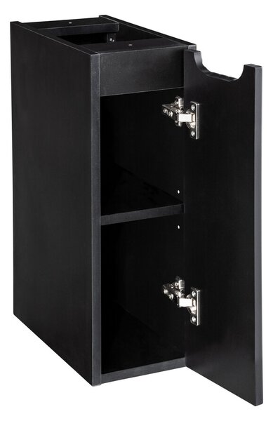 Comad Závesná skrinka pod umývadlo Nova s doskou 120 cm dub coast evoke/čierna