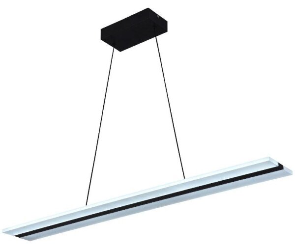 LED Stmievateľný luster na lanku LED/40W/230V 3000-6500K čierna + diaľkové ovládanie