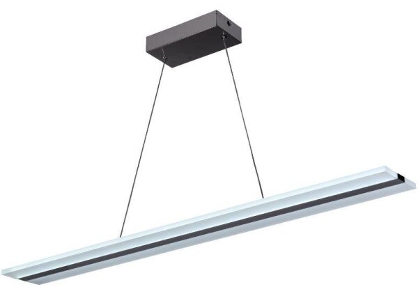 LED Stmievateľný luster na lanku LED/40W/230V 3000-6500K chróm + diaľkové ovládanie