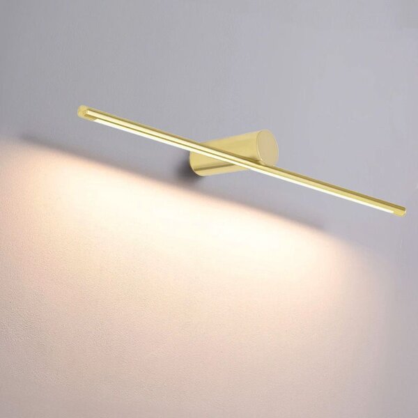 Toolight Toolight, LED nástenné svietidlo 40cm 6W 4000K APP1344-W, zlatá lesklá, OSW-02434