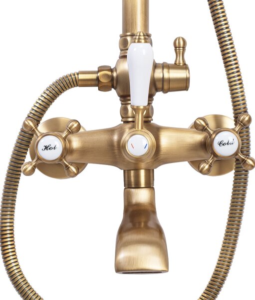Sprchový set REA BERGAMO antique bronze