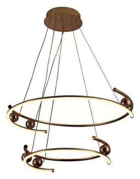 LED Stmievateľný luster na lanku LED/80W/230V 3000-6500K + diaľkové ovládanie