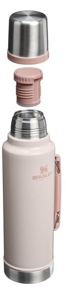 Svetloružová termoska z nehrdzavejúcej ocele 1,4 l Legendary Classic Bottle Hammertone Rose Quartz – Stanley