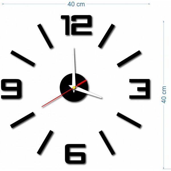Moderné nástenné hodiny minimalistické dizajnové hodiny I SENTOP X0033