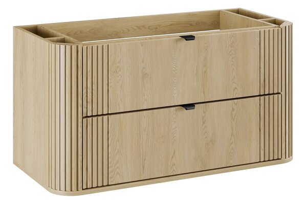 Comad Závesná skrinka pod umývadlo Ovalia 100 cm dub Cremona