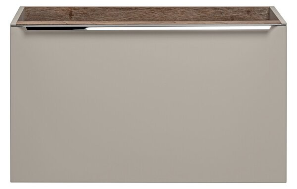 Comad Závesná skrinka SantaFe Smile s doskou a umývadlami 160 cm taupe/dub santa fe vintage