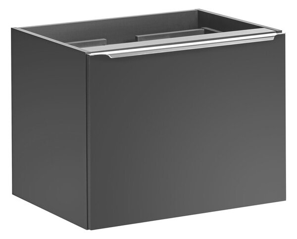 Comad Závesná skrinka SantaFe Lola s doskou a umývadlami 120 cm čierna