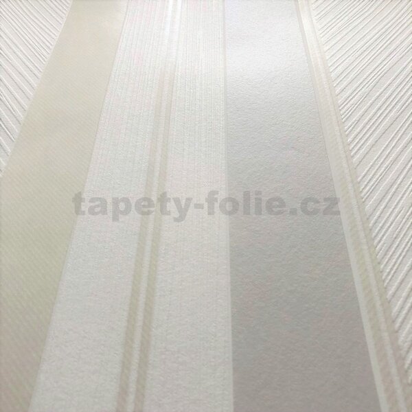 Vliesové tapety na stenu IMPOL Wall We Love 2 10139-31, pruhy štruktúrované sivo-béžovo-biele, rozmer 10,05 m x 0,53 m, Erismann