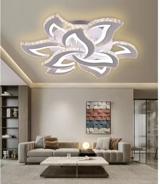 LED Stmievateľný prisadený luster LED/180W/230V 3000-6500K + diaľkové ovládanie