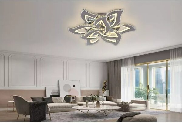 LED Stmievateľný prisadený luster LED/180W/230V 3000-6500K + diaľkové ovládanie
