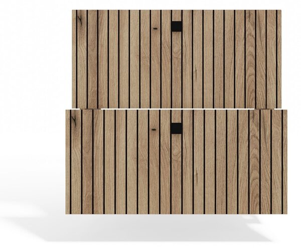 TP Living Závesná skrinka pod umývadlo TIGO 2S 60 cm dub evoke