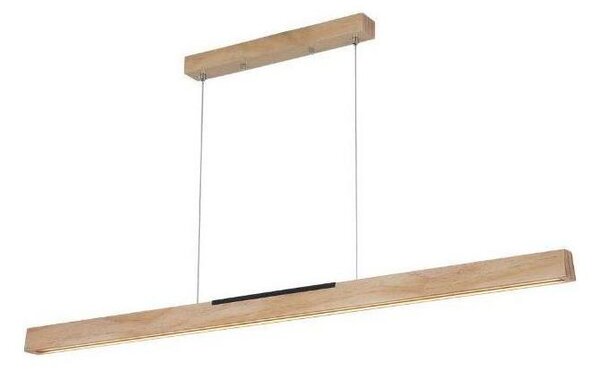 LED Luster na lanku LED/22W/230V 4000K 120 cm borovica/masív