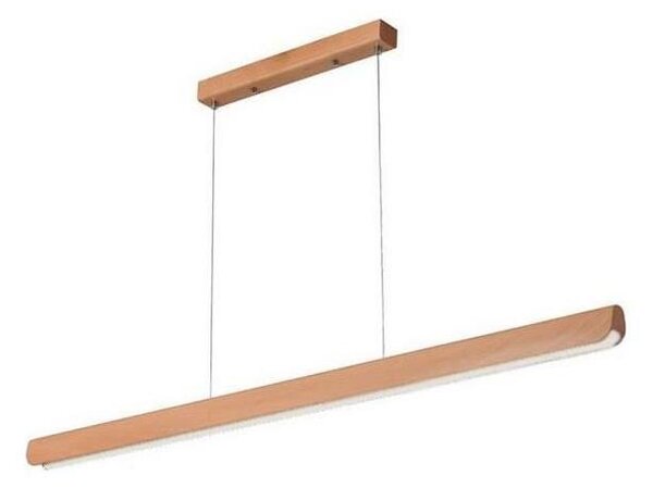 LED Luster na lanku LED/22W/230V 4000K 120 cm buk/masív