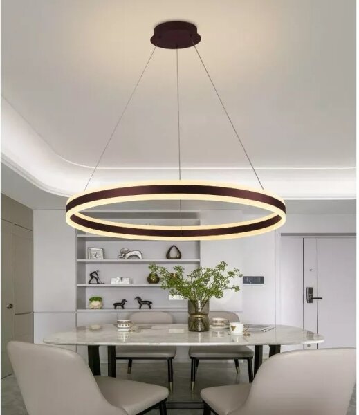 LED Stmievateľný luster na lanku LED/110W/230V 3000-6500K + diaľkové ovládanie