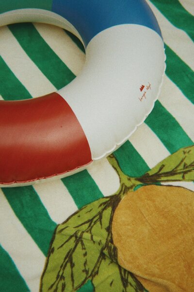 Detská plážová osuška lemon / Cherry 70 × 100 cm lemon