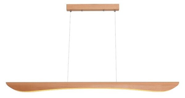 LED Luster na lanku LED/22W/230V 4000K 120 cm buk/masív