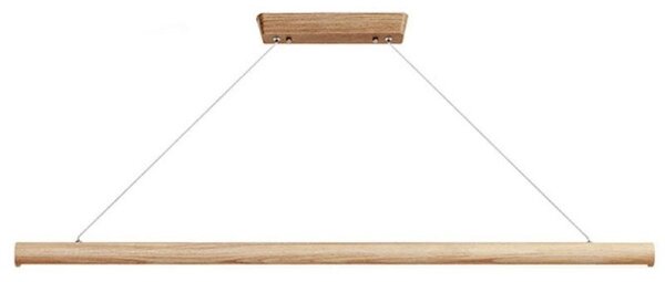 LED Luster na lanku LED/26W/230V 4000K 150 cm jaseň/masív