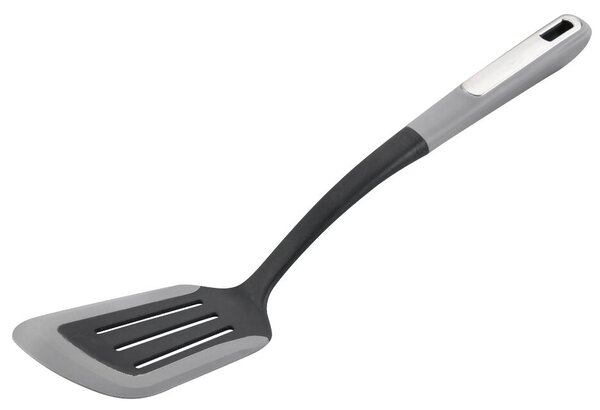 Obracačka s otvormi so silikónovým okrajom 36 cm, sivá KESPER 86110