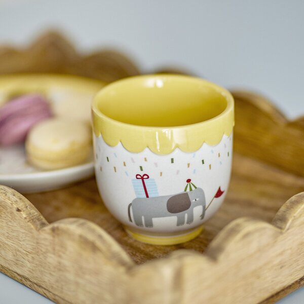 Keramický hrnček Celebrate Yellow 150 ml