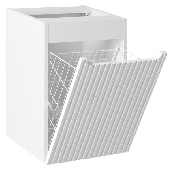 Comad Závesná skrinka s košom na bielizeň Nova White 40 cm biela