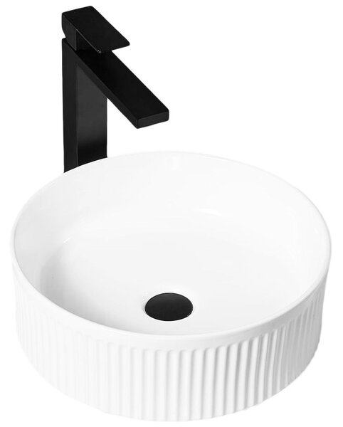 Rea Selina, umývadlo na dosku 355x355x110 mm, biela, REA-U6945