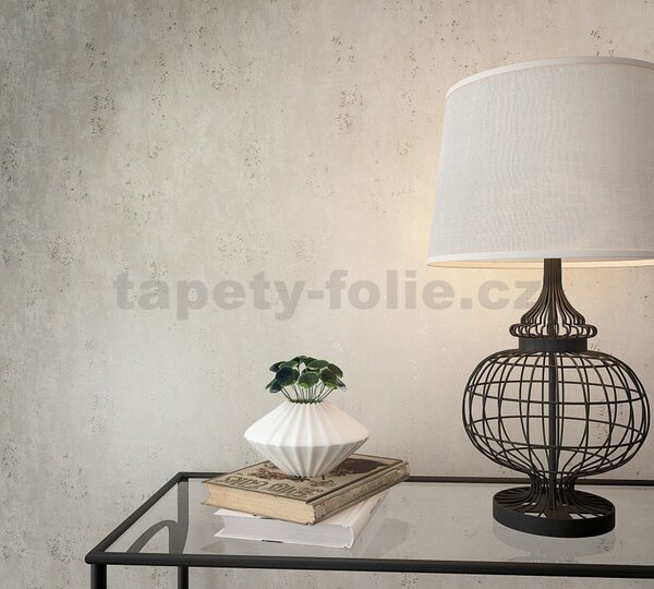 Vliesové tapety na stenu IMPOL City Glam 32611, betón biely s metalickými odleskami, rozmer 10,05 m x 0,53 m, Marburg