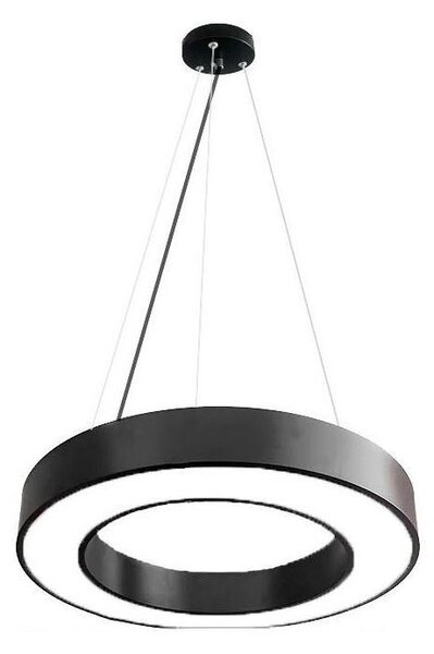 LED Stmievateľný luster na lanku LED/45W/230V 3000-6500K čierna + diaľkové ovládanie