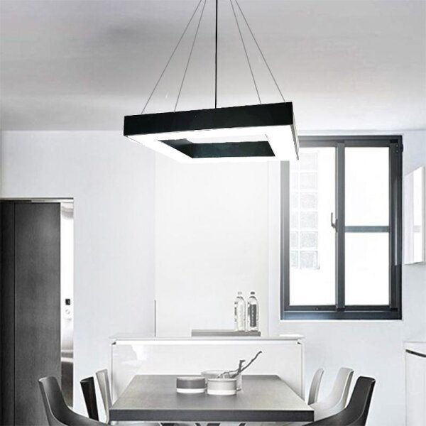 LED Luster na lanku LED/55W/230V 4000K 80x80 cm