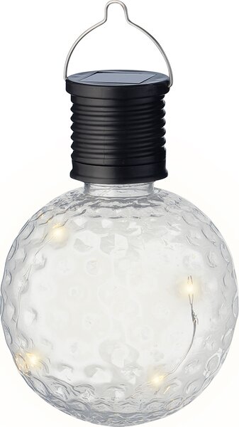 Solárna plastová žiarovka 7,8x11,2 cm Závesná lampa