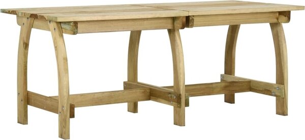 Maison Exclusive – Záhradný stôl 220 x 74 x 75 cm, impregnované borovicové drevo