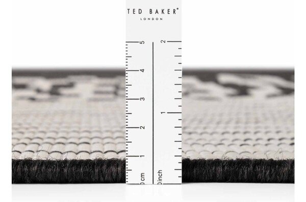 Čierny/krémový vnútorný a vonkajší koberec 200x300 cm Haringey Acacia – Ted Baker