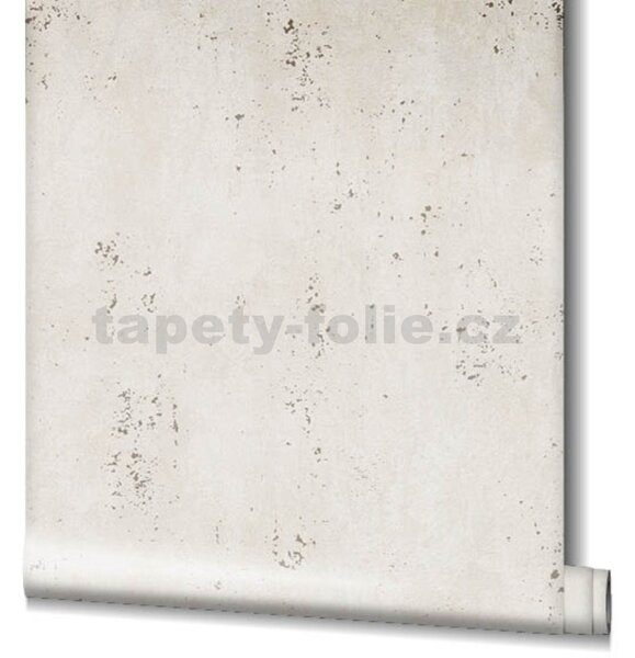 Vliesové tapety na stenu IMPOL City Glam 32613, betón béžový so zlatými metalickými odleskami, rozmer 10,05 m x 0,53 m, Marburg