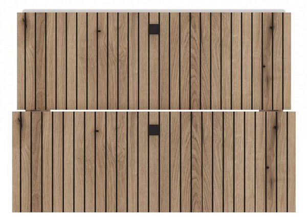 TP Living Závesná skrinka s umývadlom TIGO 2S 80 cm dub evoke