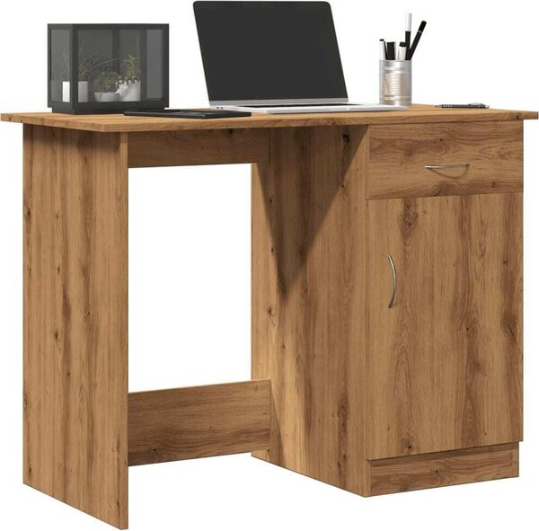Maison Exclusive - písací stôl Artisan z dubového dreva 100x50x76 cm drevený materiál
