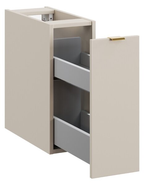 Comad Závěsná skříňka pod umyvadlo Dalia Cashmere Nordic s deskou 80 cm dub cremona/kašmírová