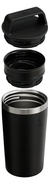Čierny termo hrnček z nehrdzavejúcej ocele 350 ml Café-To-Go Travel Mug Black 2.0 – Stanley